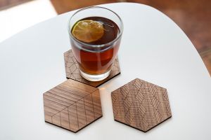 Holzuntersetzer Apis Coasters