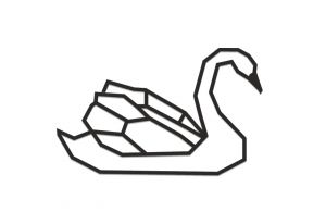 Holzdeko Swan Siluette