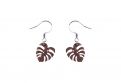 Holzohrringe Monstera Earrings