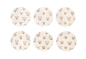 Holzuntersetzer Animal Coasters