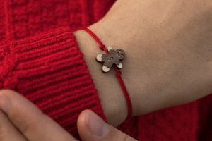 Zartes Armband Gingerbread Wooden Bracelet