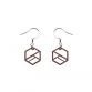 Holzohrringe Hexaline Earrings