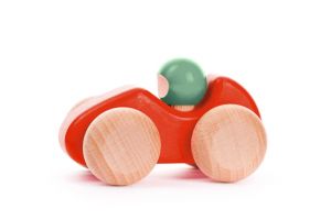 Rotes Rennwagen