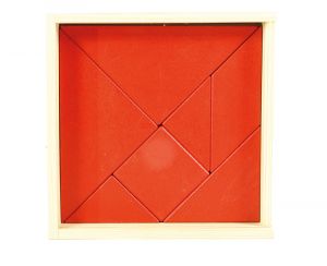 Rotes Tangram