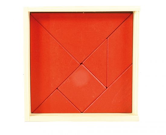 Rotes Tangram