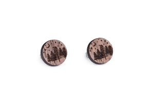 Holzohrringe Wood Earrings