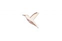 Holzbrosche Natural Hummingbird Brooch