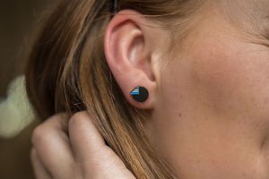 Black Cutebird Earrings