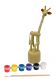 Bewegliche Giraffe zum Bemalen