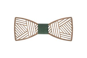 Holzfliege Line Bowtie