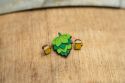 Holzbrosche Hops Brooch