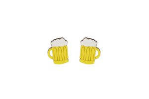 Holzohrringe Beer Earrings