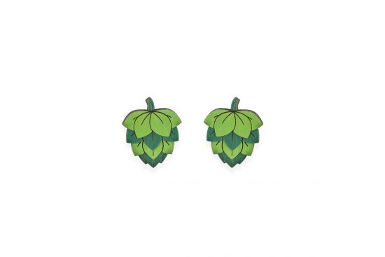 Holzohrringe Hops Earrings