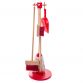Bigjigs Toys Rotes Putzspielzeug-Set