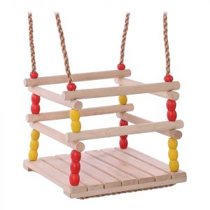 Kinderschaukel aus Holz 