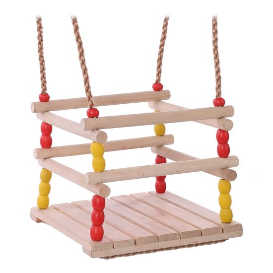 Kinderschaukel aus Holz 