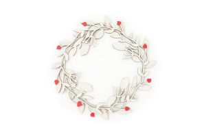 Holzdeko Light Meadow Wreath