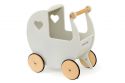 Kinderwagen in weißem Design