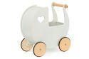 Kinderwagen in weißem Design