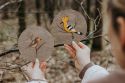 Holzdekoration Hoopoe Wooden Image