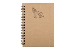 Walking Wolf Notizbuch A6 liniert