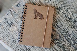 Walking Wolf Notizbuch A6 liniert