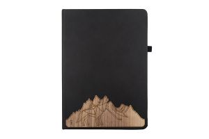 Notizbuch mit Wolf Black Wolfhill A5