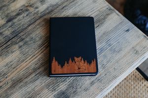 Notizbuch mit Fuchs Black Foxwood A5