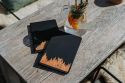 Notizbuch mit Fuchs Black Foxwood A5