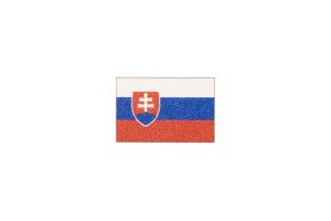 Holzflagge Slowakei
