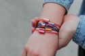 Armband Polen mit Holzflagge