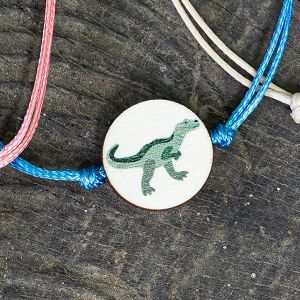 Zartes Armband Cute T-Rex 