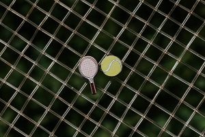 Holzohrringe Tennis Earrings