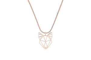 Metallanhänger Wolf Steel Pendant