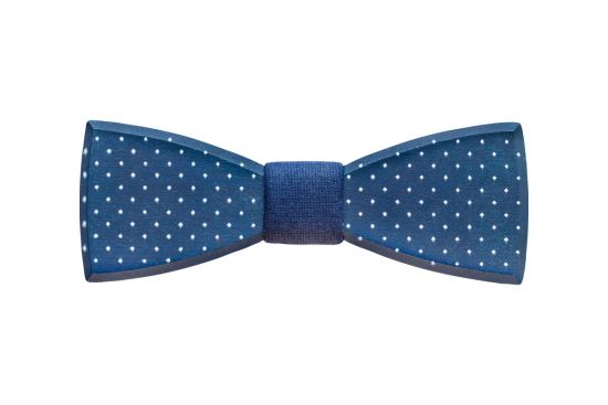 Holzfliege Navy Speckle