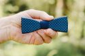 Holzfliege Navy Speckle