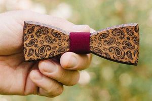 Holzfliege Paisley Deep