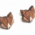 Holzohrringe Fox Earrings