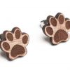 Holzohrringe Paw Earrings