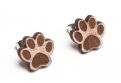 Holzohrringe Paw Earrings