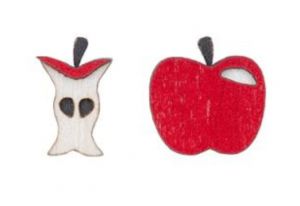 Holzohrringe Apple Earrings