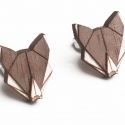 Holzohrringe Wolf Earrings