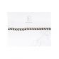 Strickarmband Schwarz