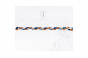 Strickarmband Blue and Brown