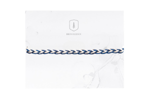 Strickarmband Blau