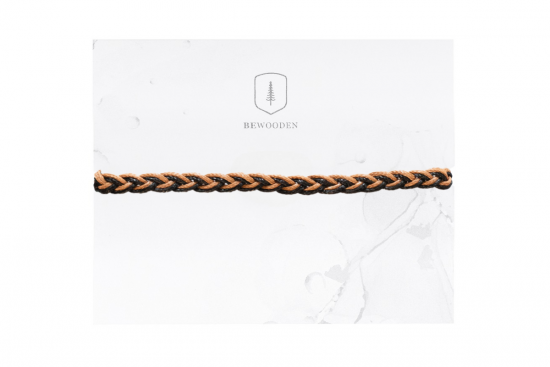 Strickarmband Braun