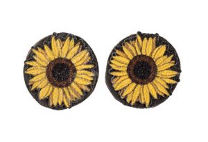 Holzohrringe Sunflower Earrings