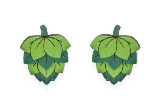 Holzohrringe Hops Earrings