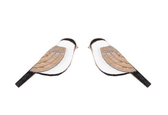 Holzohrringe Natural Cutebird Earrings