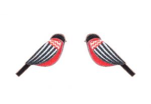 Holzohrringe Zigzag Cutebird Earrings